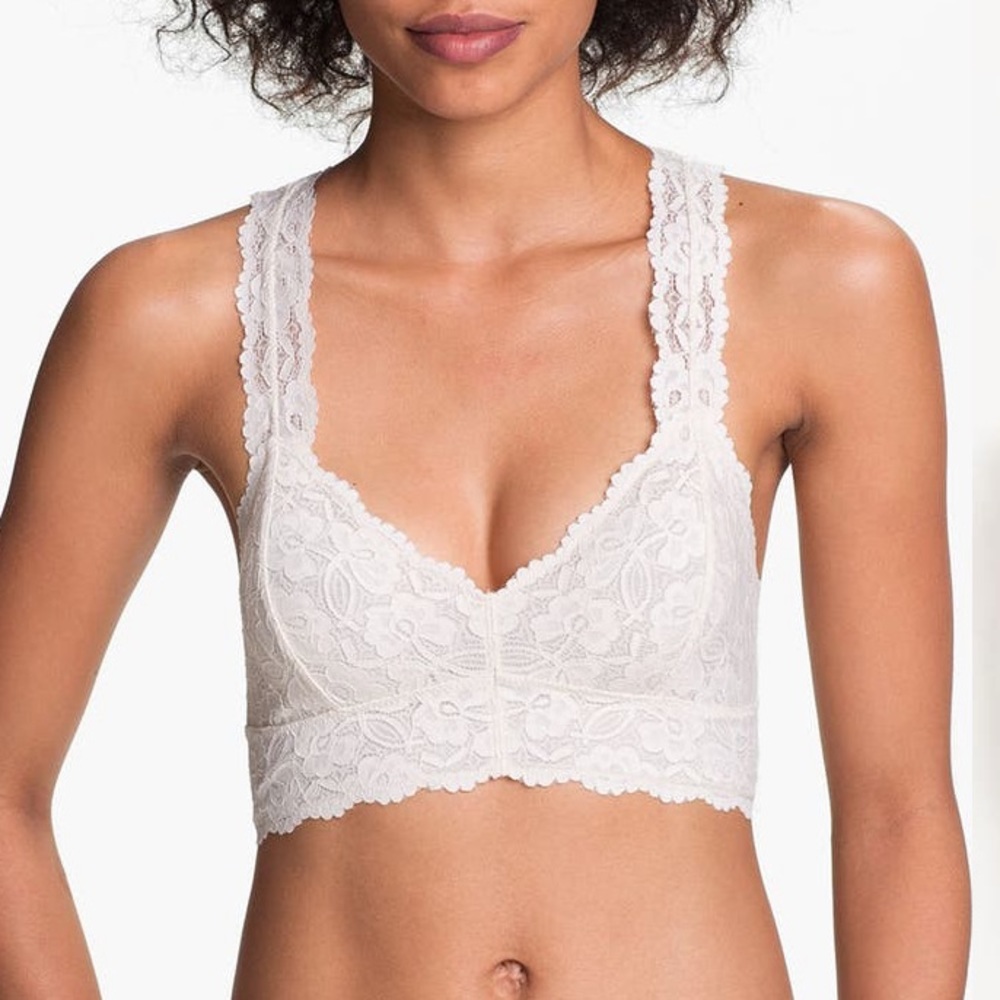 Free People Racerback Galloon Lace Bralette